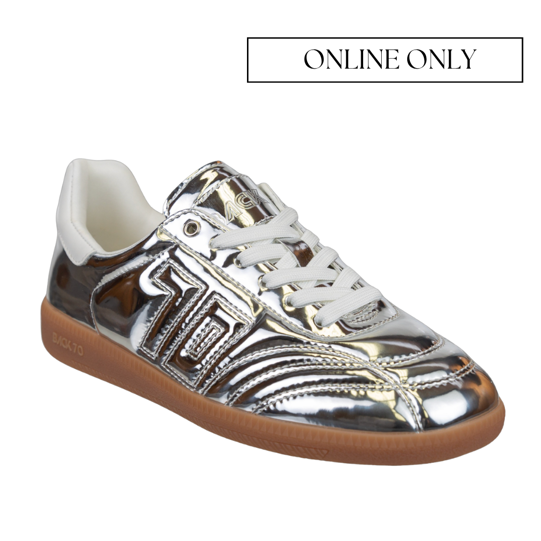 アヤックス　レトロ BACK 70 - FLUFFY in SILVER Sneakers – Azlinn Hope