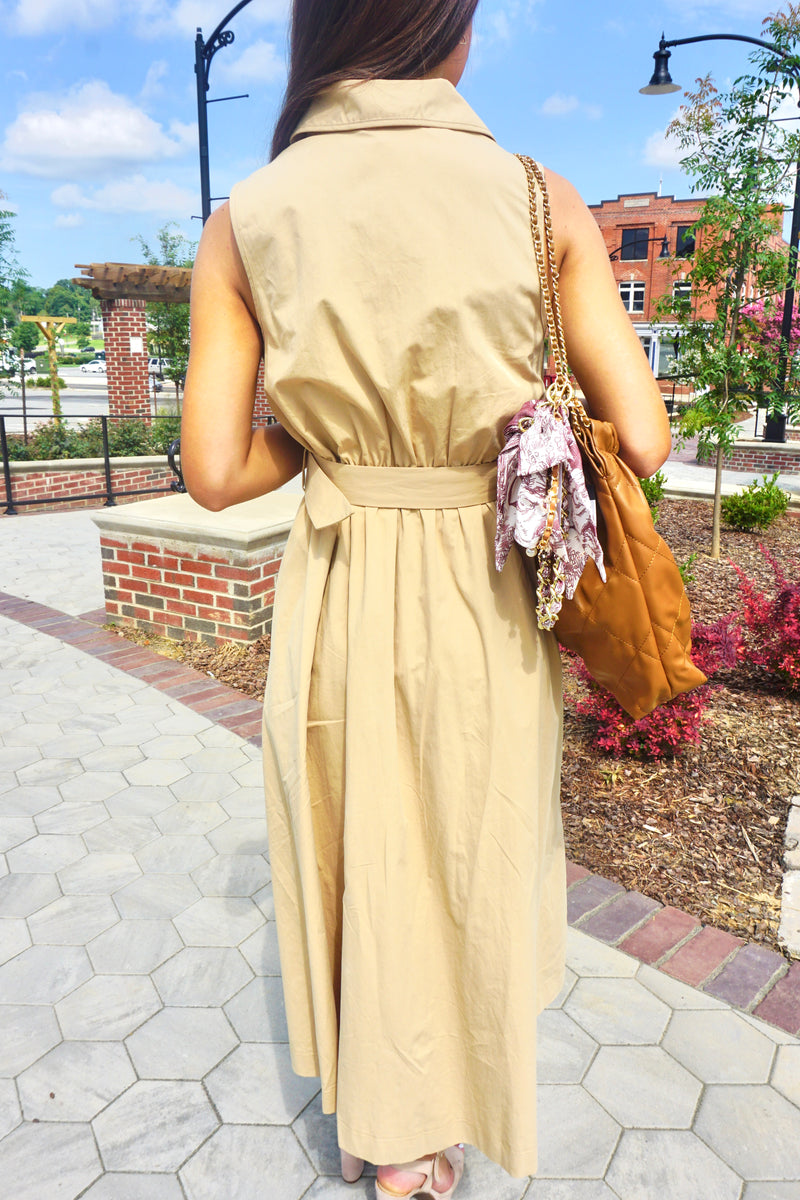 ジャケット・アウター herlipto Sleeveless Twill Trench Dress セール】Sleeveless Twill Trench Dress（トレンチコート）｜Her
