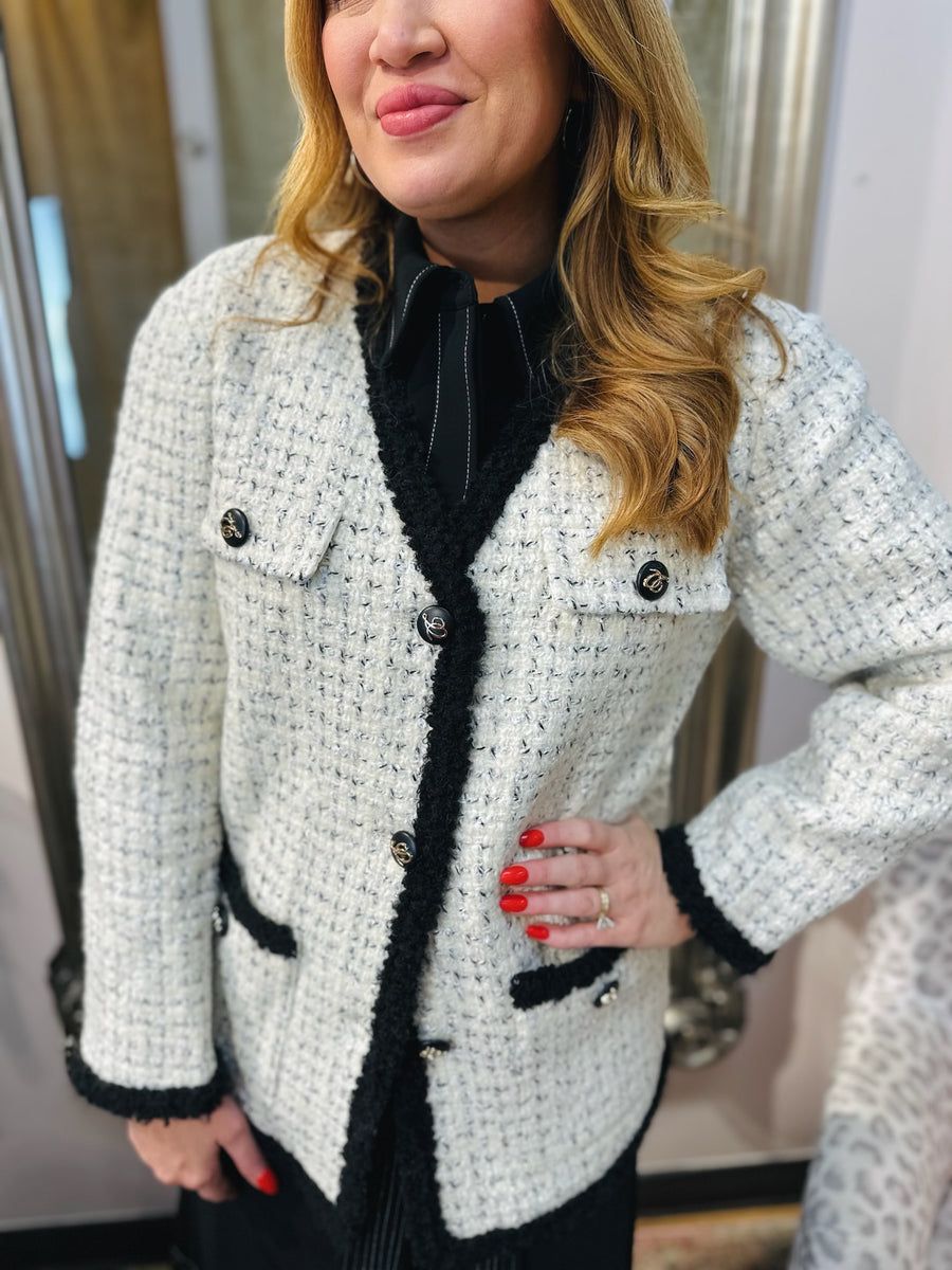 eaphi　WOOL TWEED JACKET eaphi WOOL TWEED JACKET EAPHI WOOL TWEED JACKET