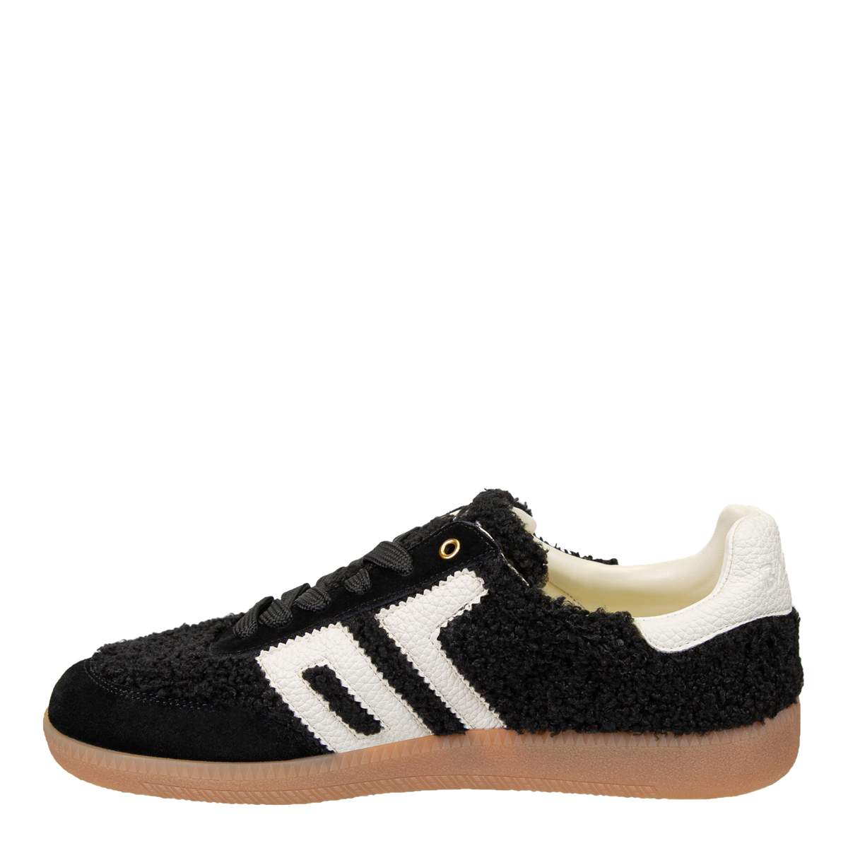 BACK 70 - TEDDY in BLACK WHITE Sneakers – Azlinn Hope