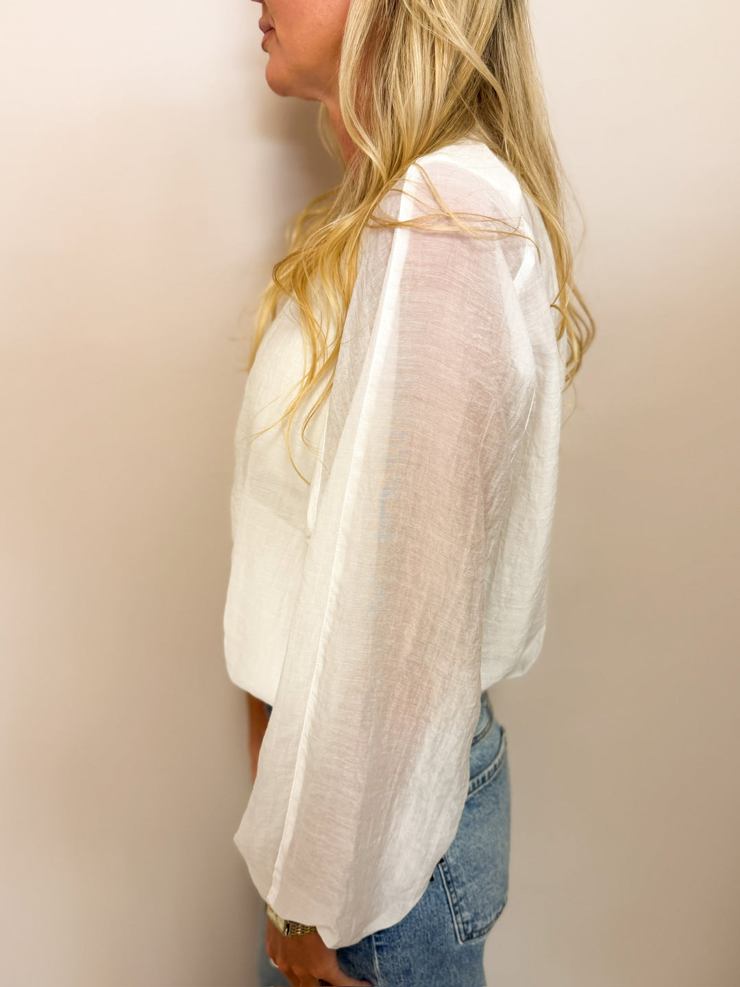 Sheer Zip-up Lightweight Jacket – Azlinn Hope