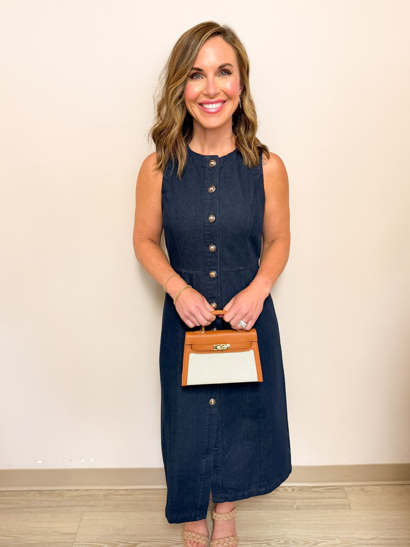 sleeveless denim button down dress Denim Shirt Dress Midi Denim Dress Button up Denim Dress Sleeveless Shirt Dress Grunge Denim Dress Medium Size Dress