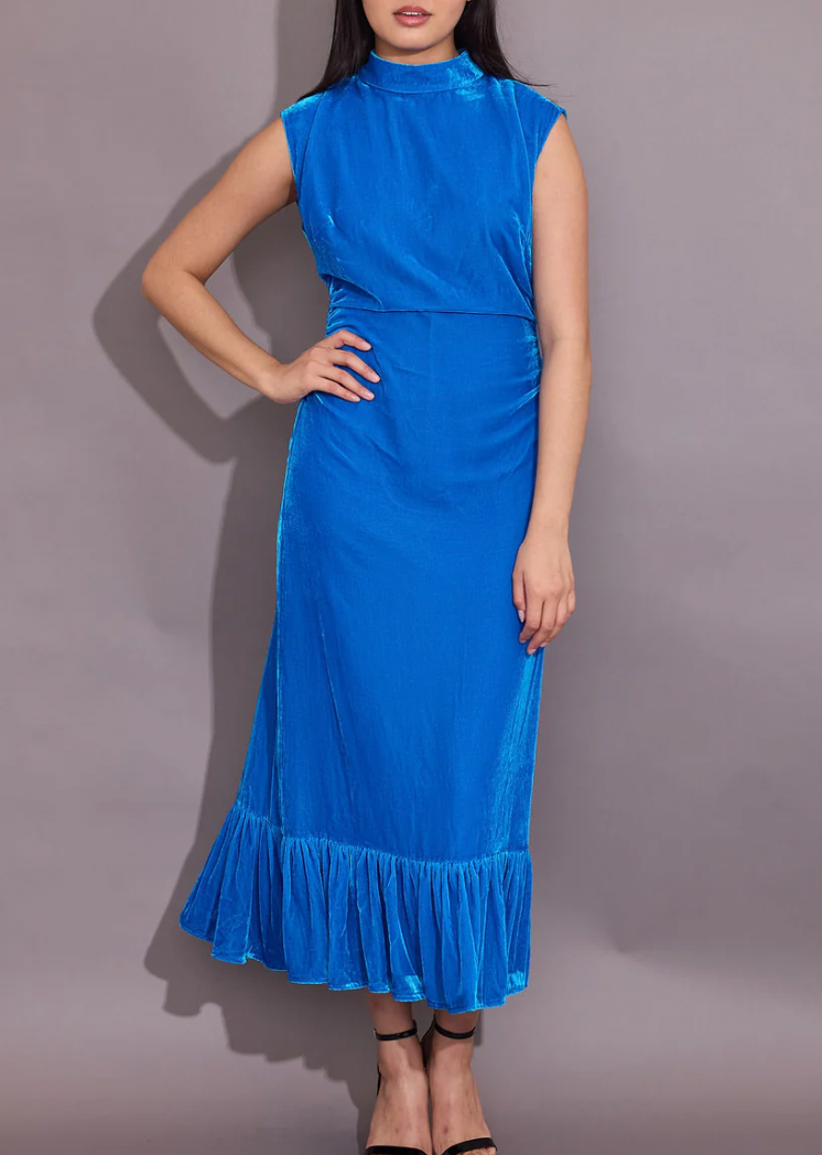 Estelle Dress - Sapphire Blue Azlinn Hope Estelle Dress - Sapphire Blue Azlinn Hope