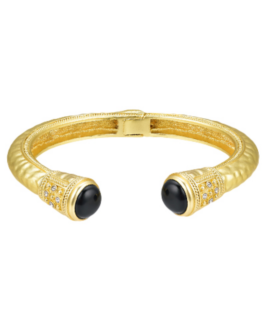 Bead End Hammered Cuff – Azlinn Hope