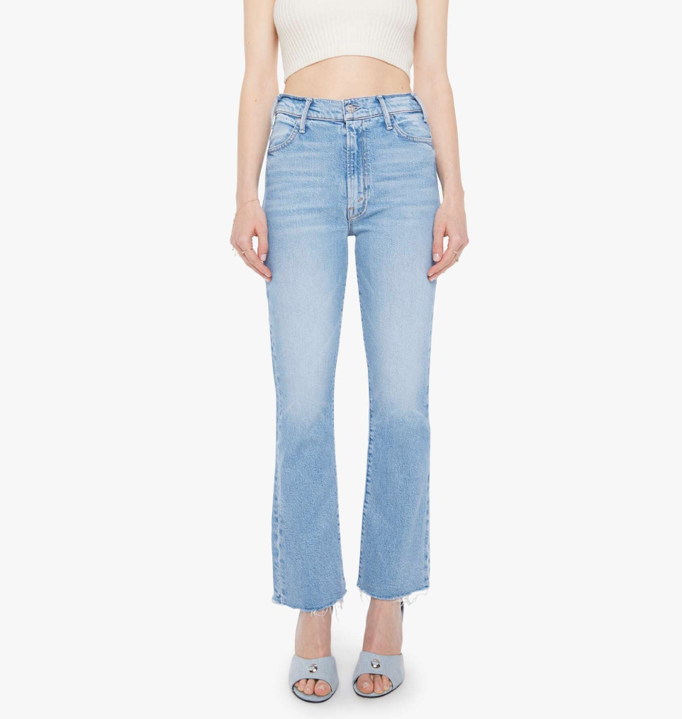 Mother Denim - The Hustler Ankle Fray - Sow Surreal – Azlinn Hope
