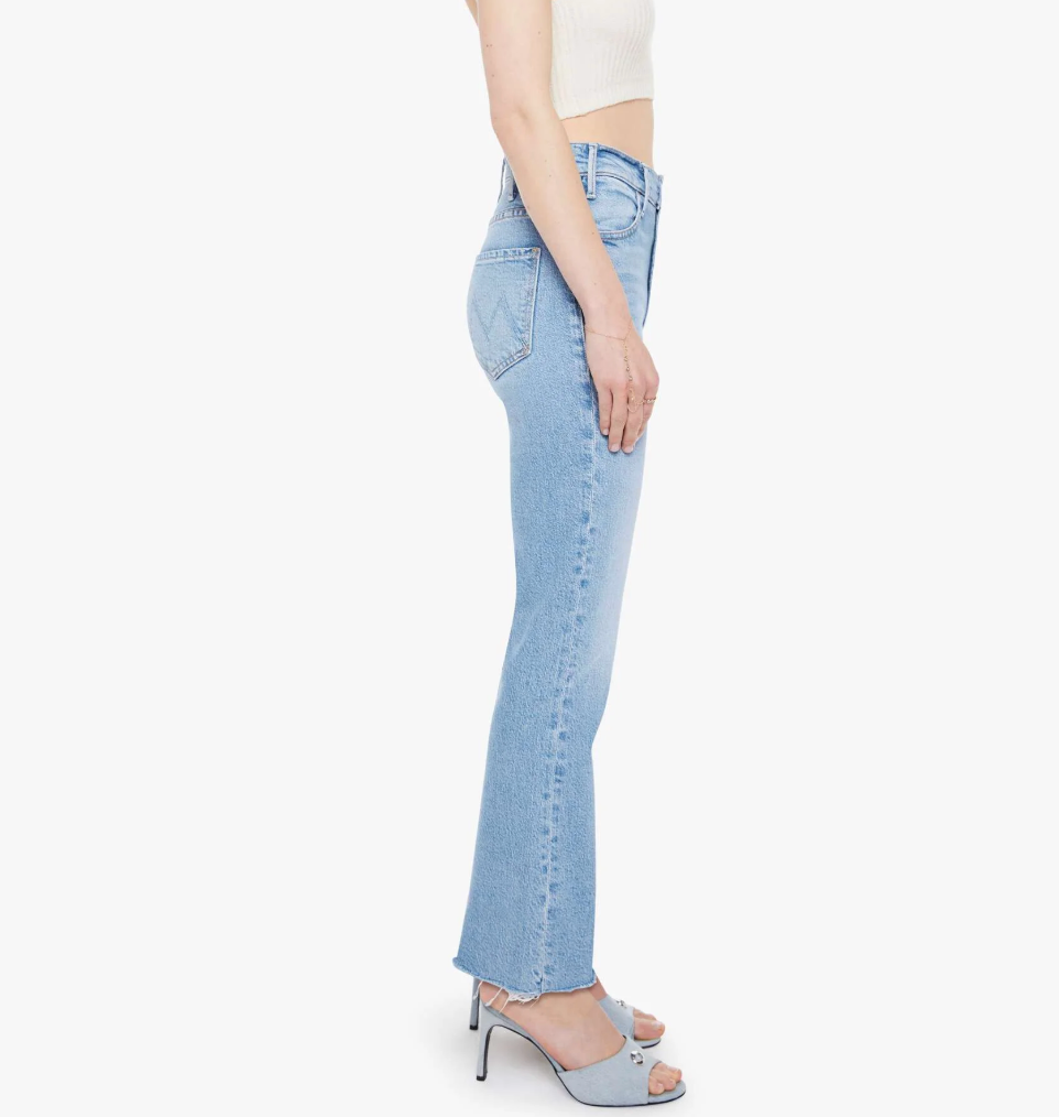 Mother Denim - The Hustler Ankle Fray - Sow Surreal – Azlinn Hope