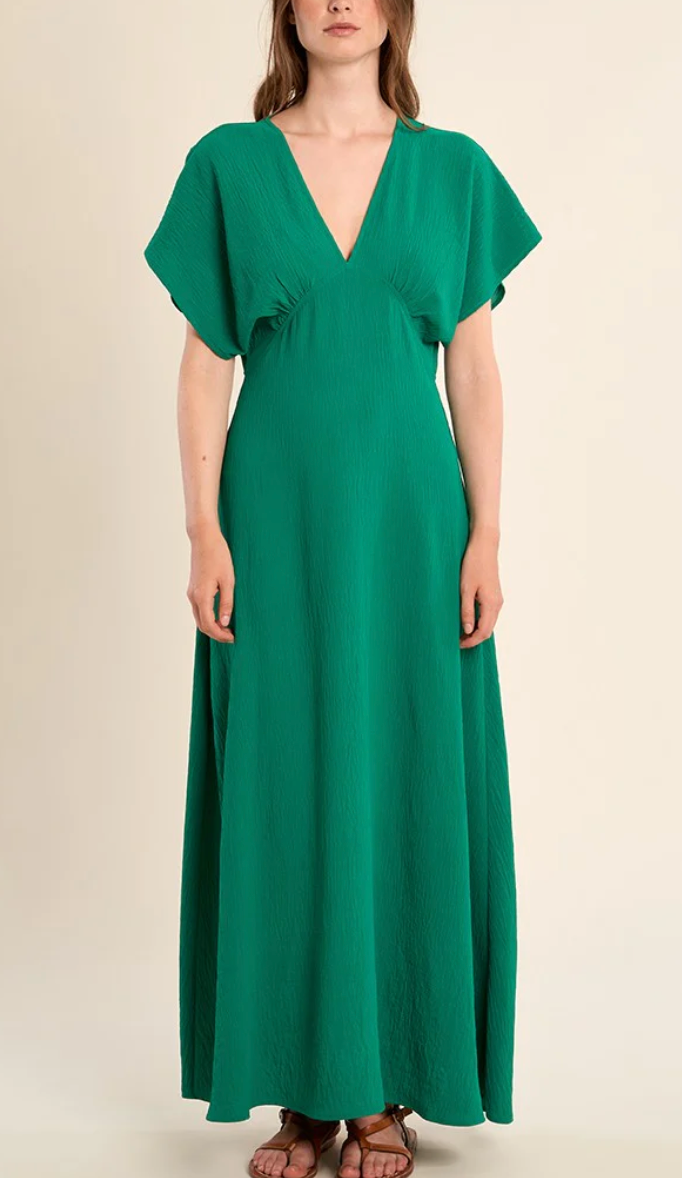 Greylin V-Neck Maxi Dress – Azlinn Hope