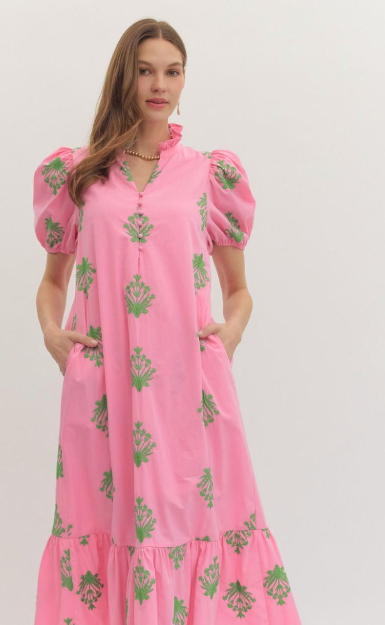 Harper Botanical Midi Dress – Azlinn Hope