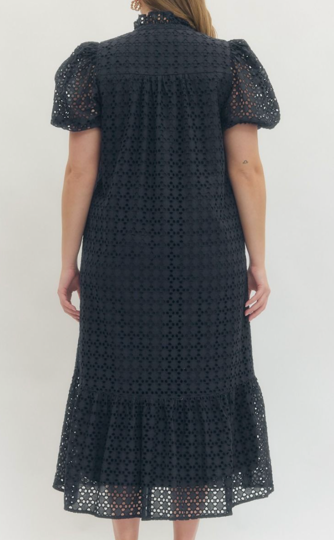 Kathryn Eyelet Midi Dress 1XL Kathryn Eyelet Midi Dress 1XL