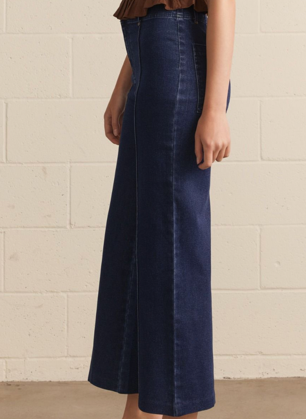 dark denim dress pants Kenneth Cole | Slim-Fit Recycled Stretch Denim Jean in Clinton