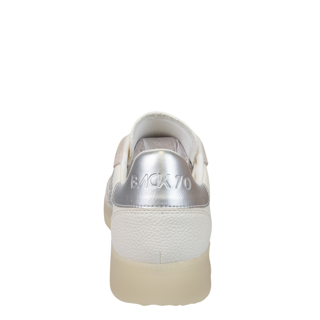 BACK 70 - BOSTON 2502 in METALLIC SILVER Sneakers – Azlinn Hope