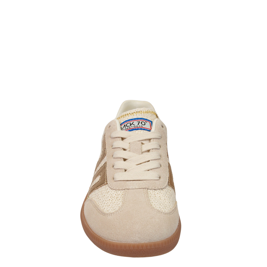 Iuta 2512 in Gold Sneakers | Women's Shoes by BACK 70 – Azlinn Hope