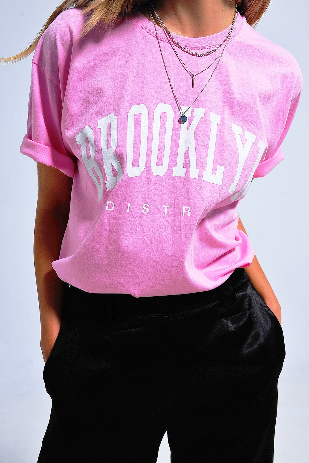 BROOKLYN T-SHIRT - Light pink